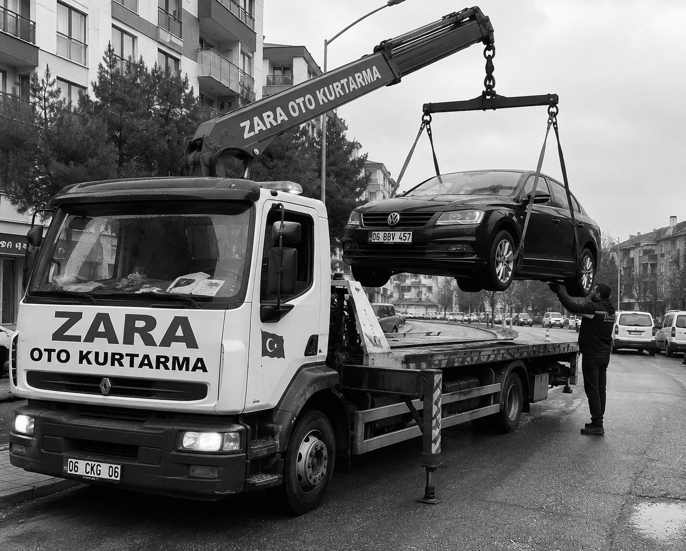 Vinç Tipi Kurtarma Çekici Hizmetimiz